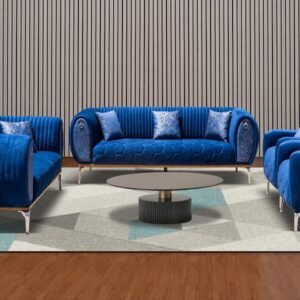 SALON SDM VIP 7PLACES ROUGE BORDEAU SDM036